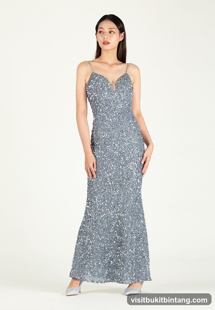 Woman in Sequin Gown