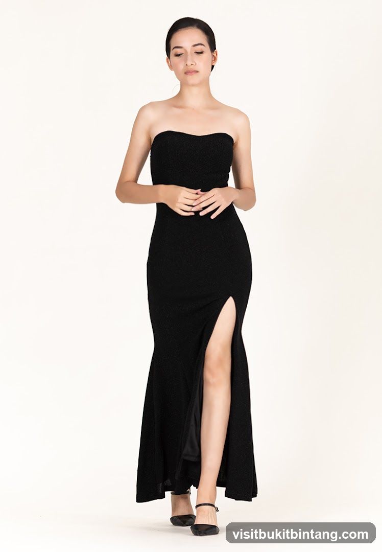 Woman in Black Gown