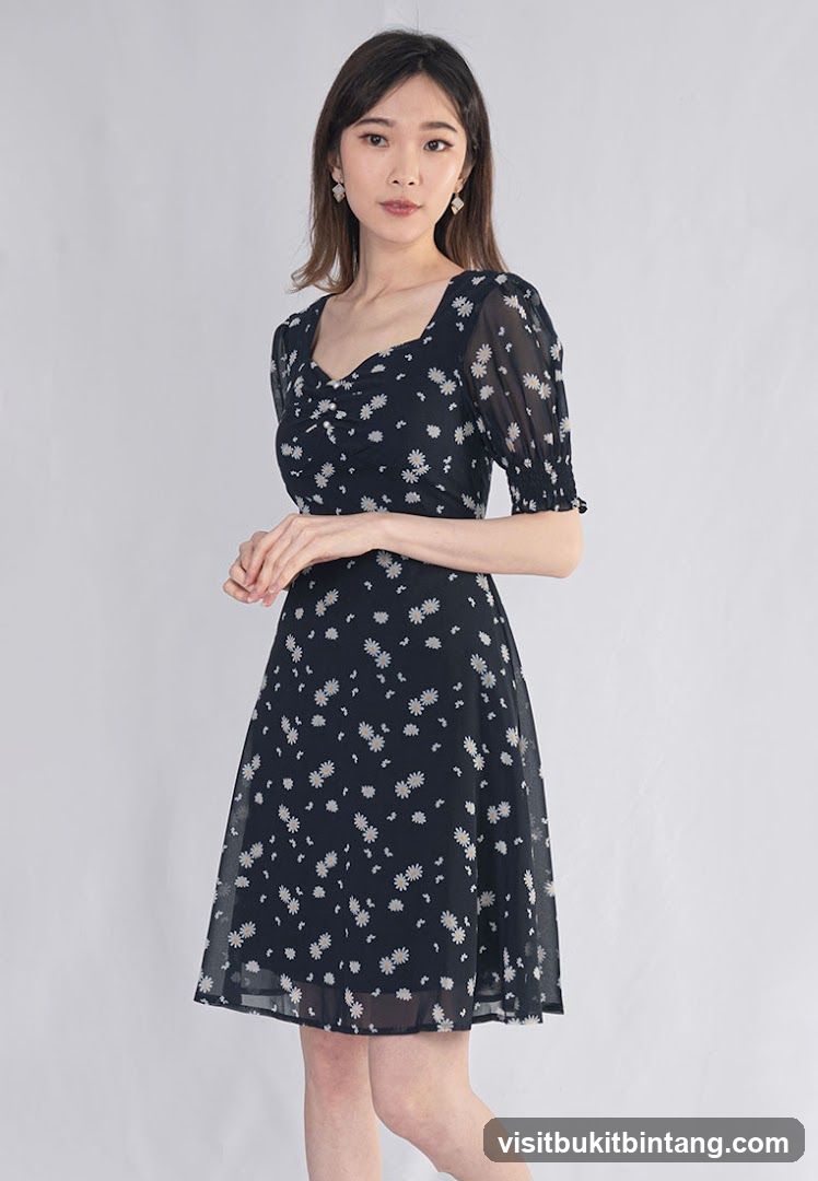 Woman in Daisy Dress