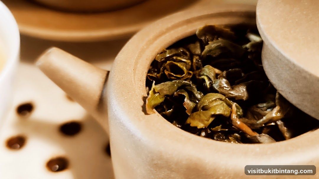 Tea Leaves in Teapot