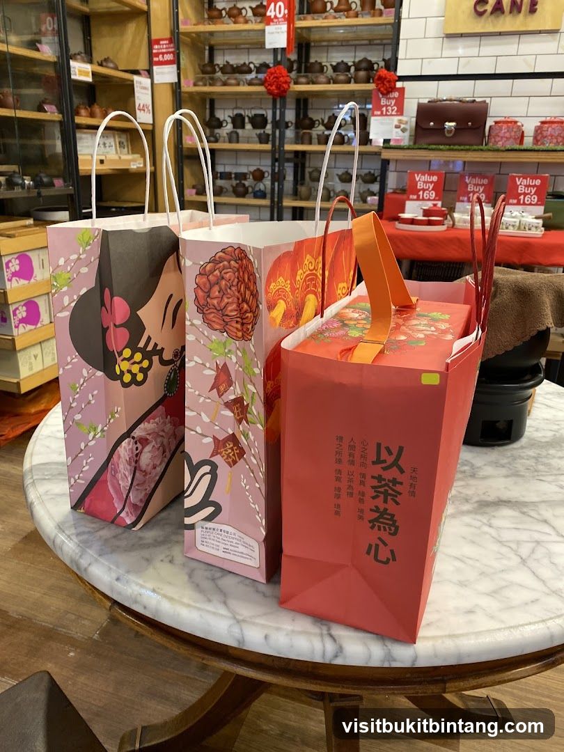 Shopping Bags on Table