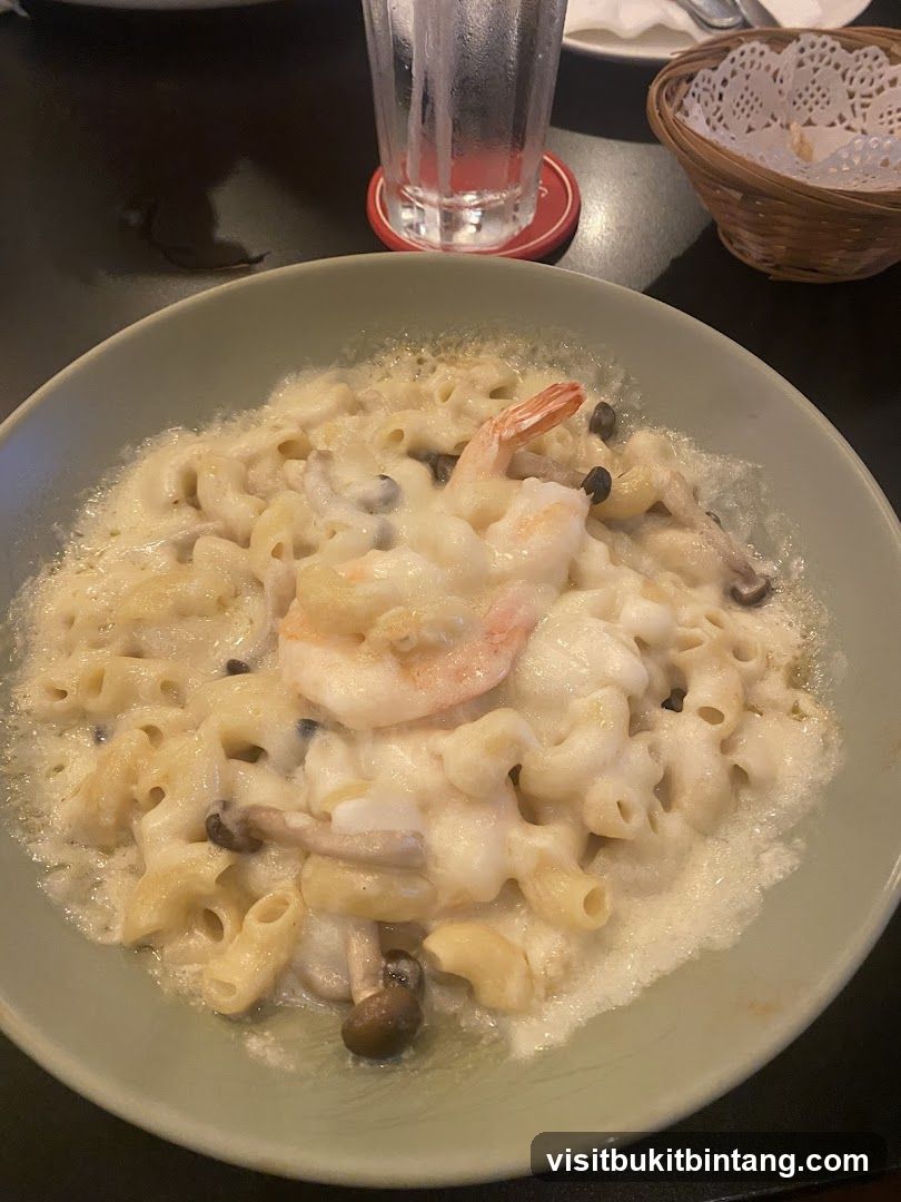 Shrimp and Mushroom Pasta