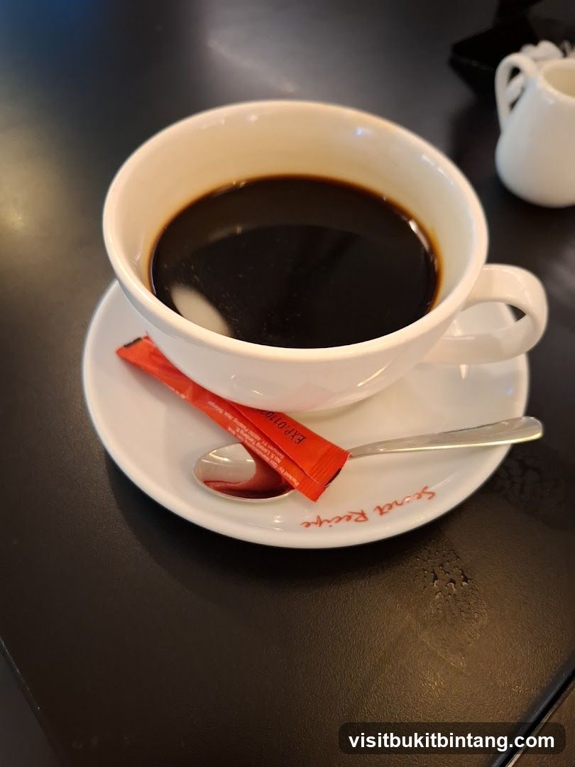 Coffee with Sugar Packet