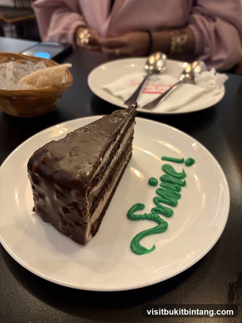 Chocolate Cake Slice