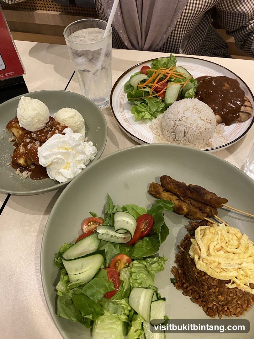 Table with food