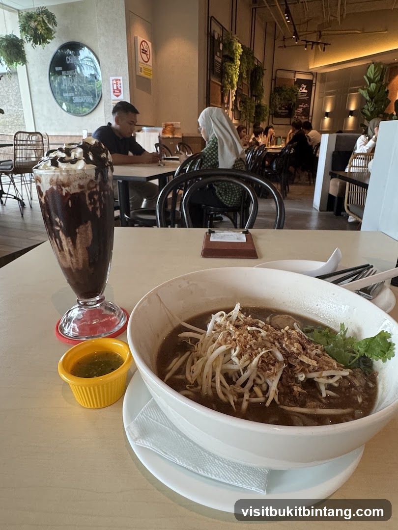 Restaurant Interior with Food