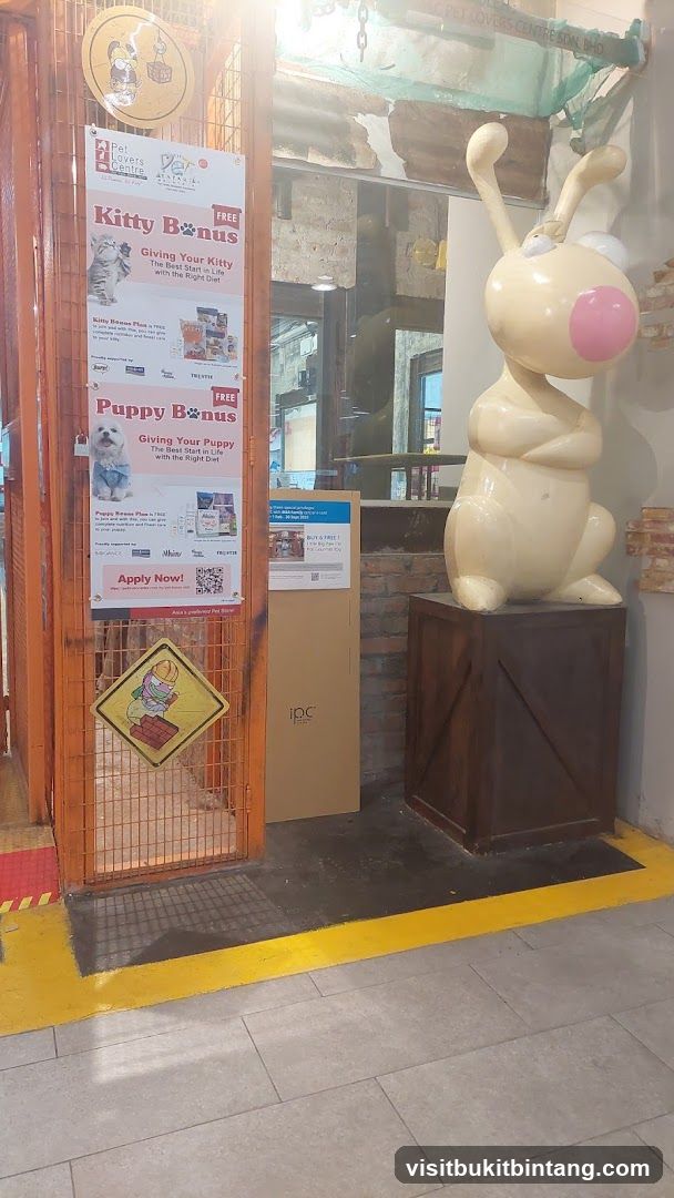 Pet Store Entrance with Promotions