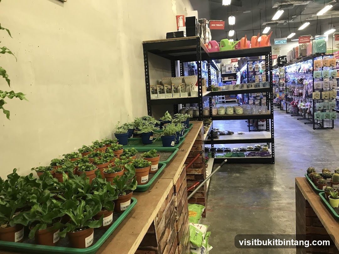 Indoor plant and pet supply store
