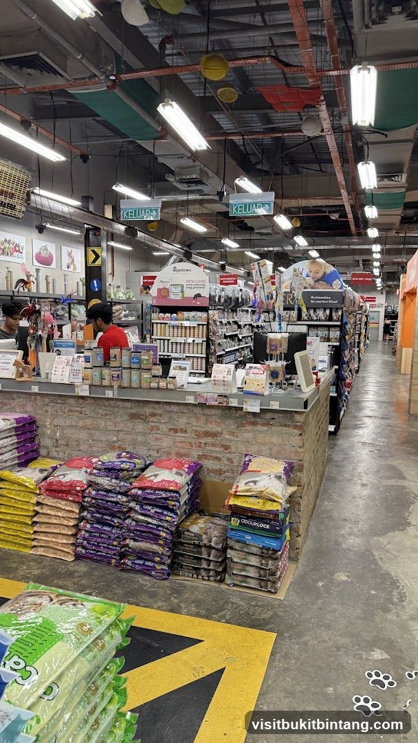 Pet Supply Store Interior