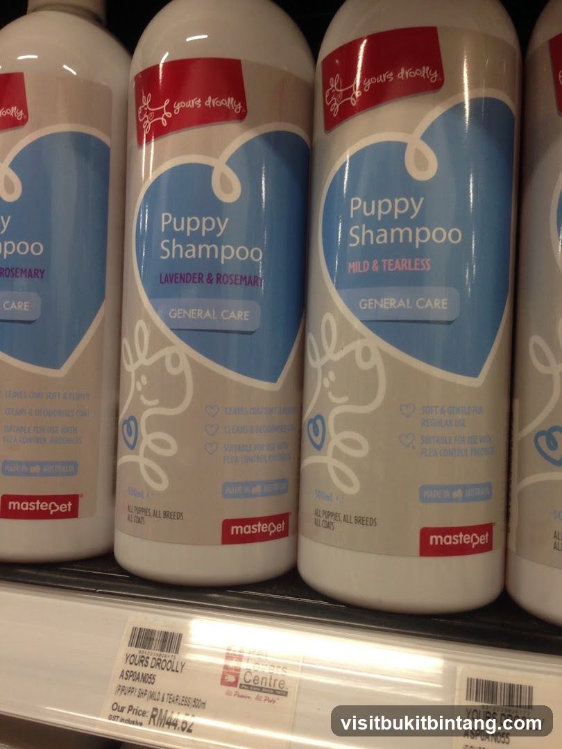 Puppy Shampoo Bottles