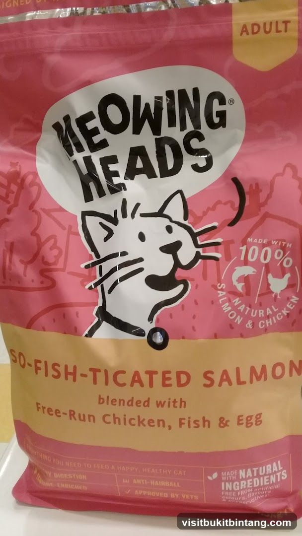 Meowing Heads Cat Food Bag