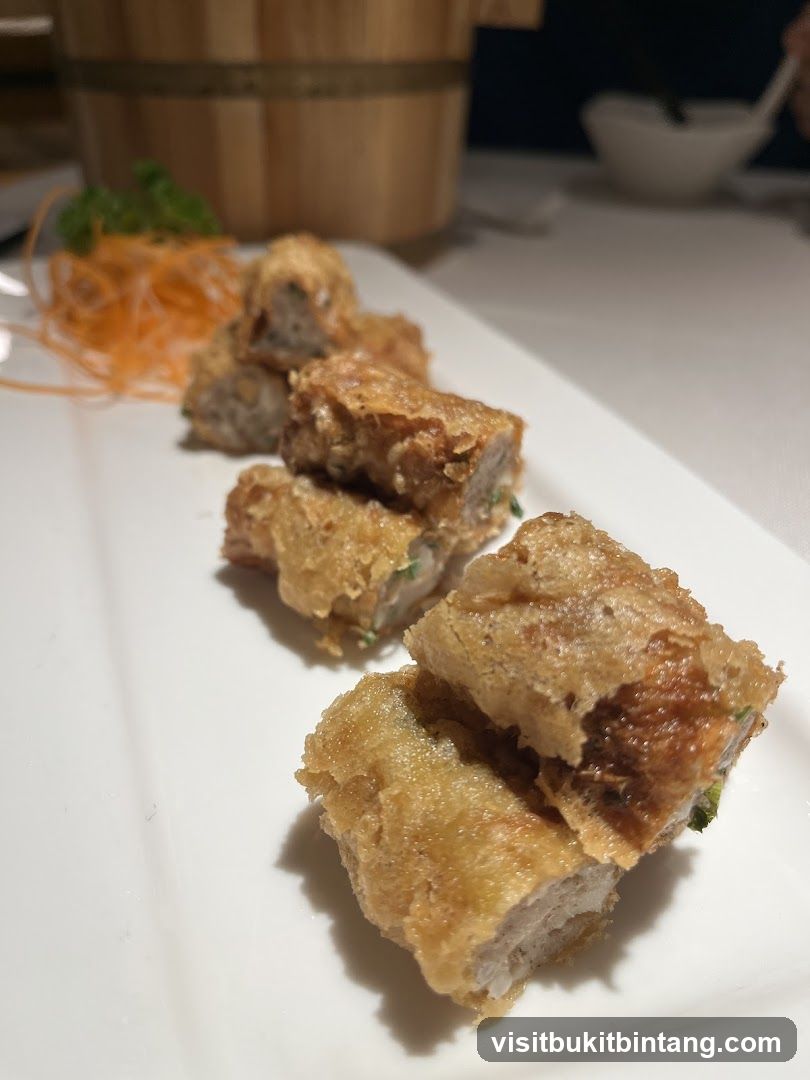 Fried Rolls with Shredded Carrots