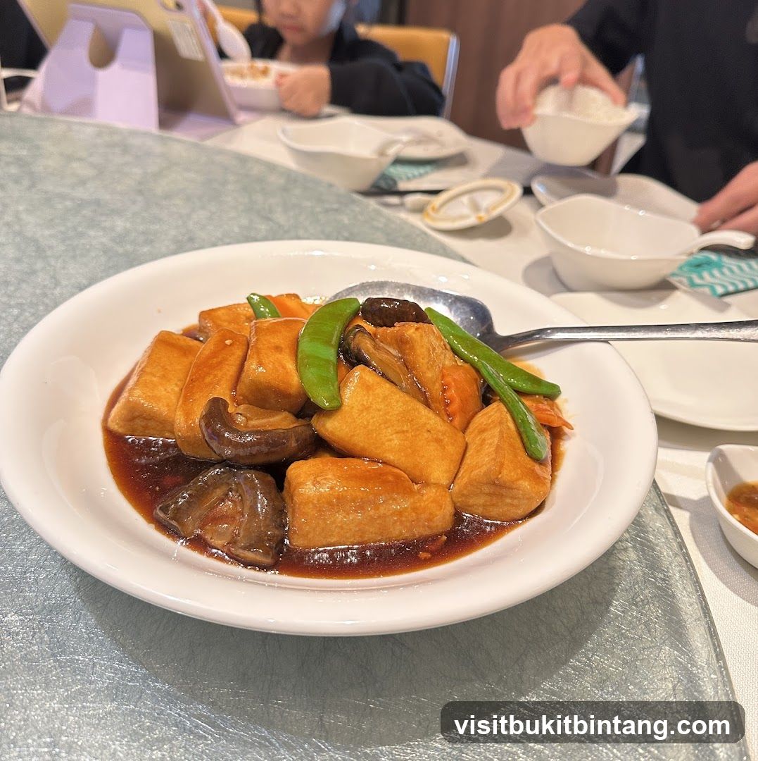 Tofu and Mushroom Dish