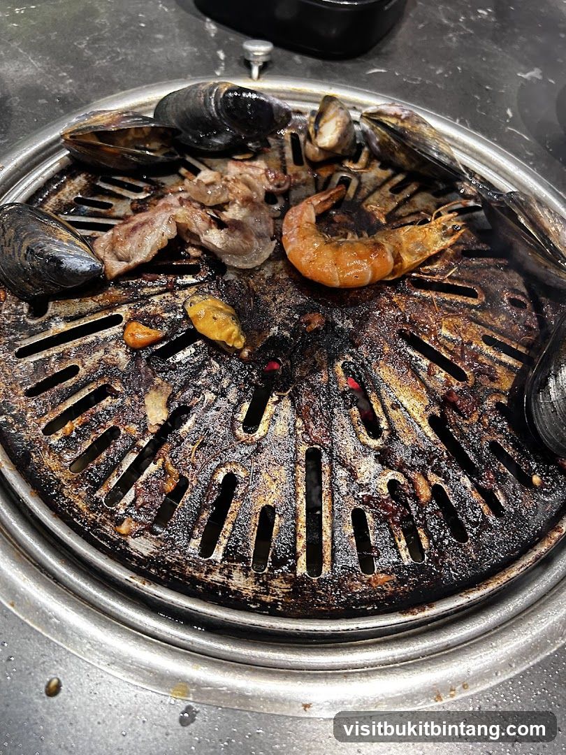 Grilled Seafood and Meat