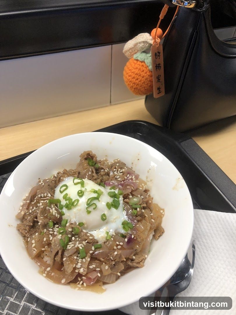 Beef and Onion Rice Bowl