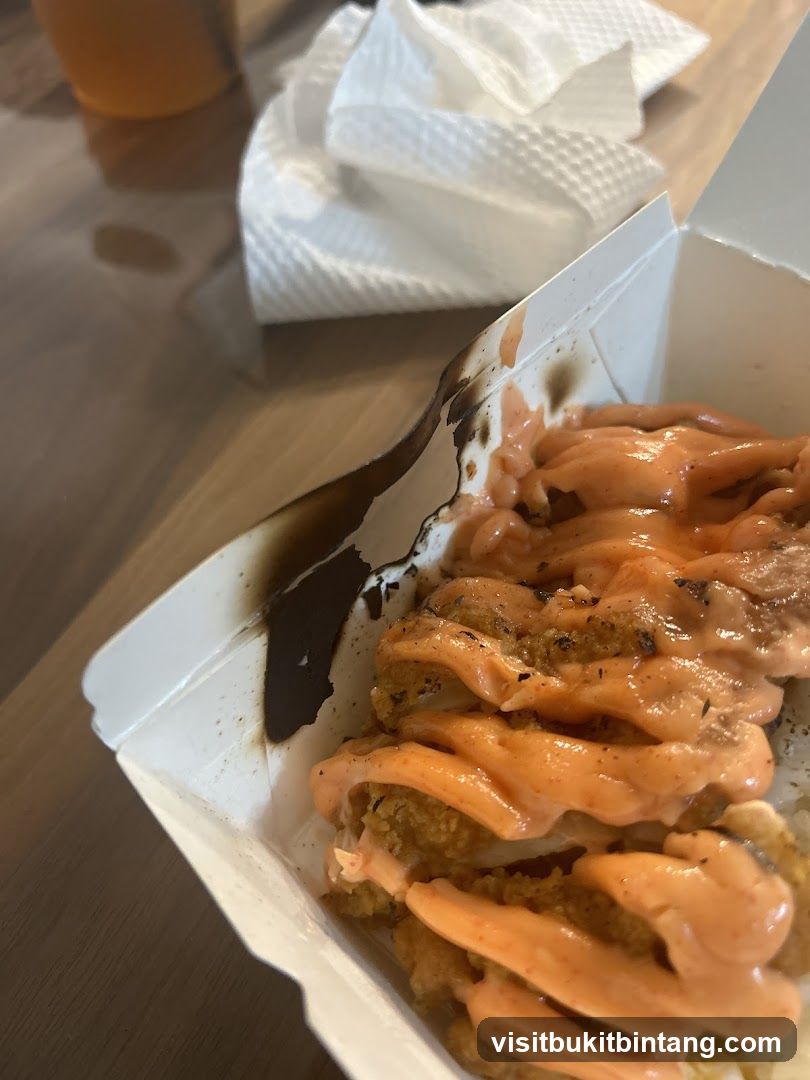 Fried Chicken with Sauce
