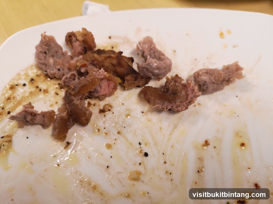 Leftover Meat on Plate