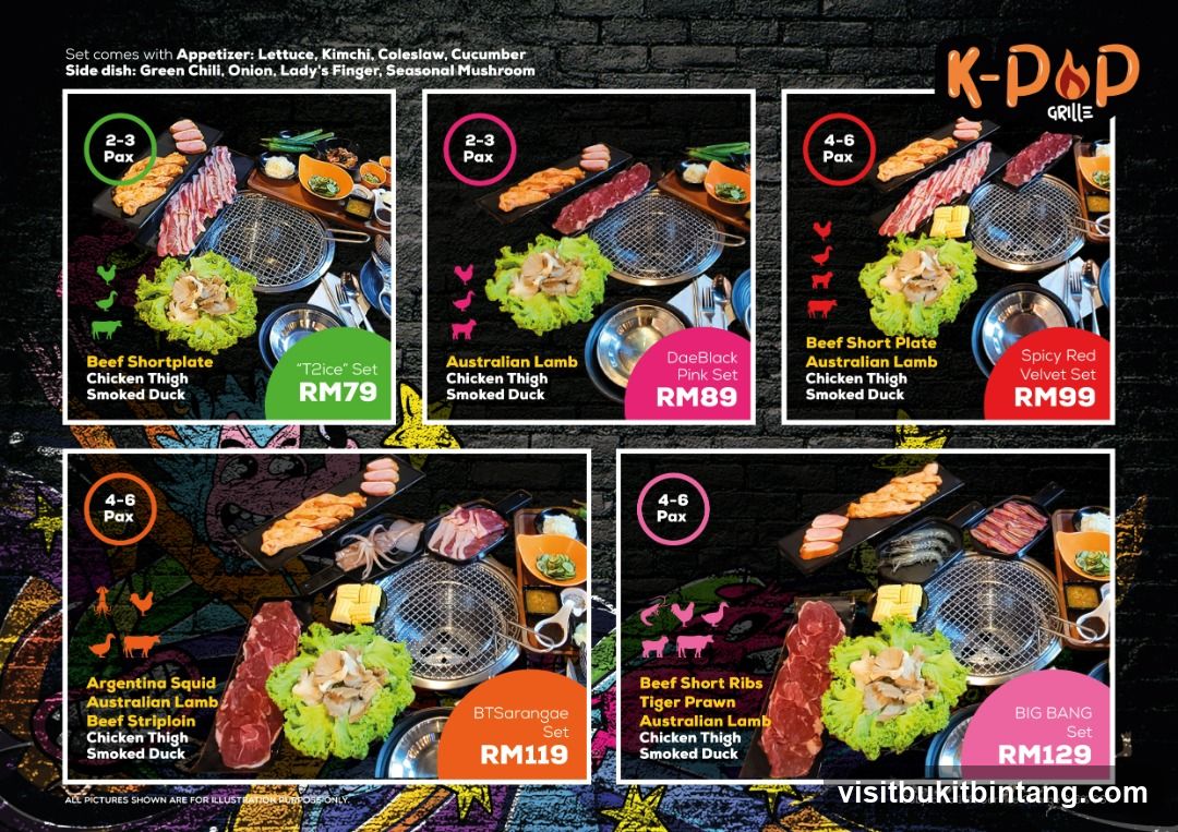 K-POP GRILLE Menu