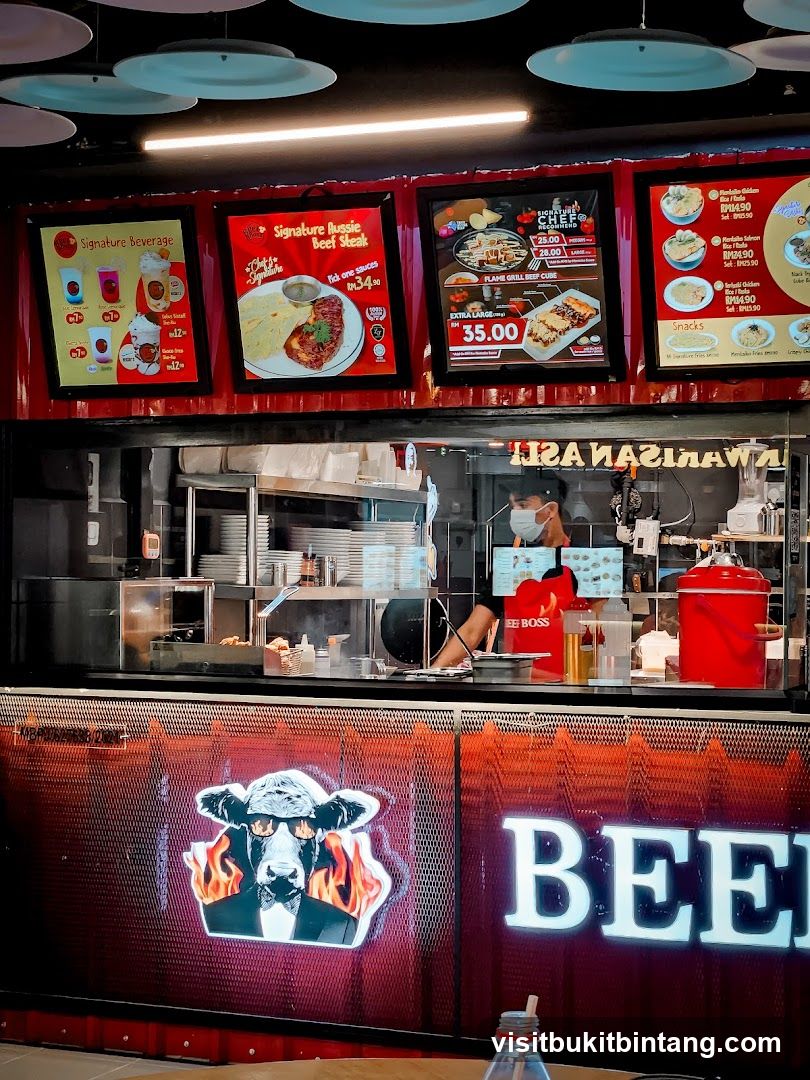 Restaurant Counter with Menu Boards