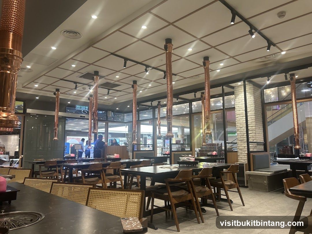 Restaurant Interior with Grills