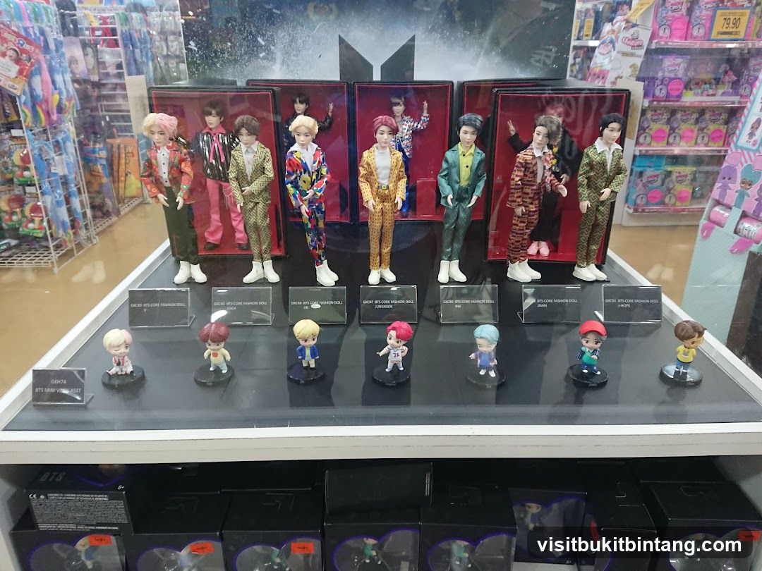 BTS Fashion Dolls Display