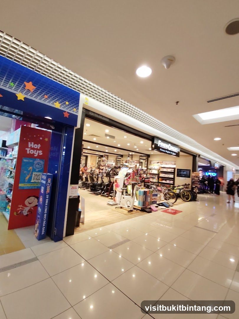 Fitness Equipment Store and Toy Store