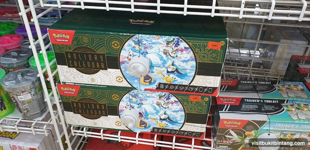Pokemon Holiday Calendars and Trainer's Toolkits
