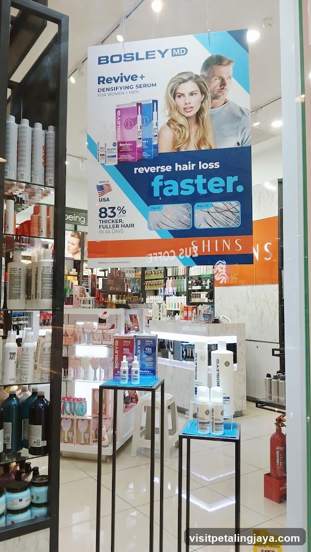 Bosley MD Hair Loss Treatment Display