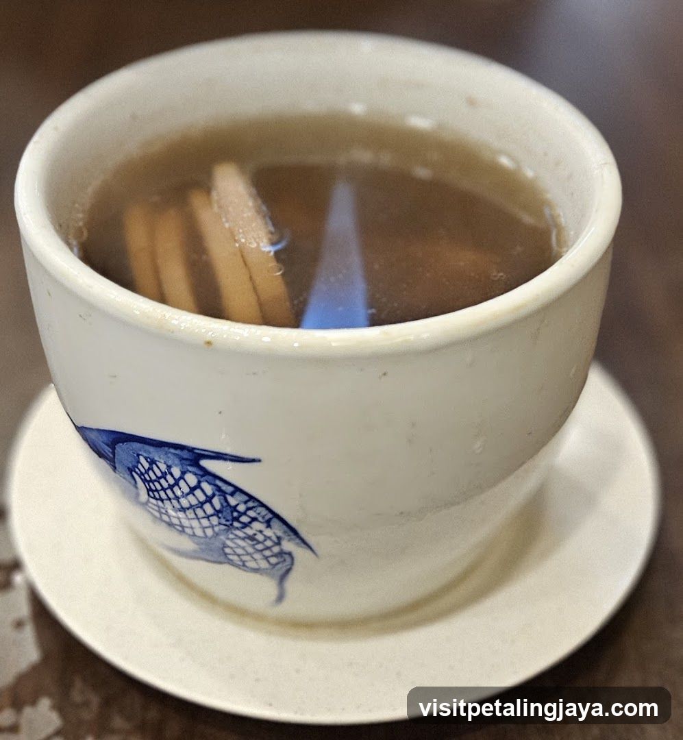 Cup of Tea with Ginger Slices