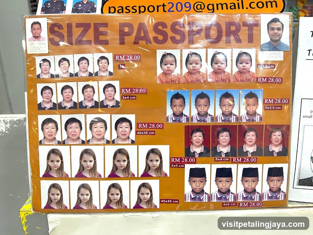 Passport Photo Service Display