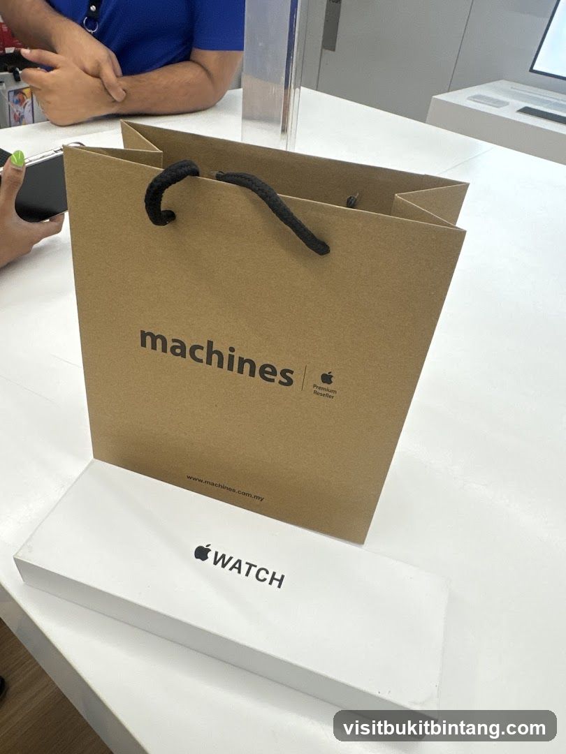 Apple Watch Box and Shopping Bag