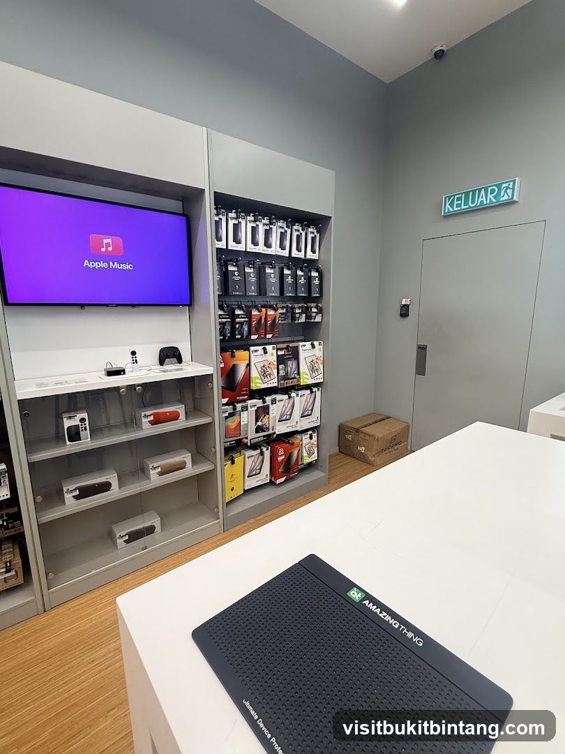 Electronics Store Interior