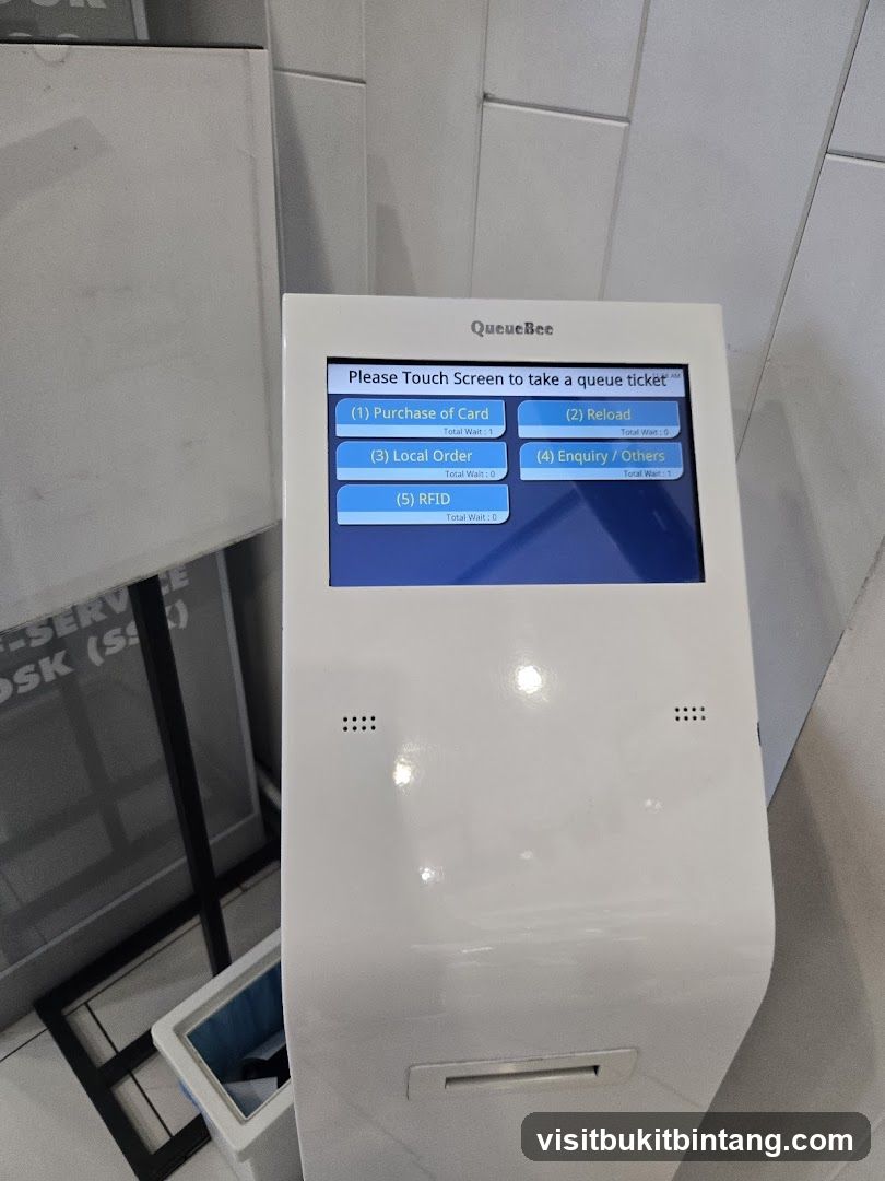 Queue Ticket Machine