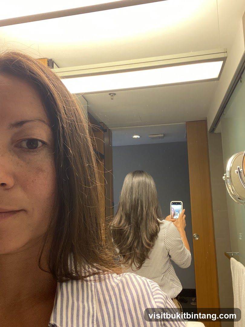 Woman Taking a Mirror Selfie