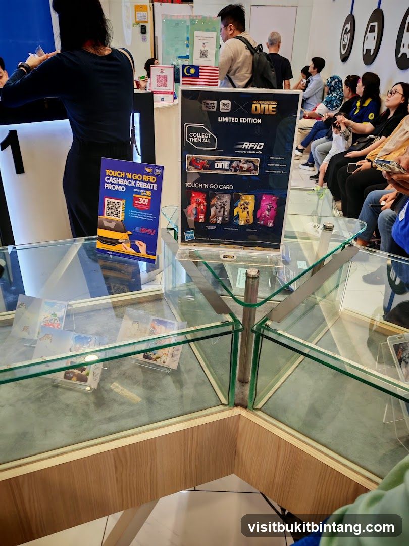Promotional Display for Touch 'n Go RFID Cards