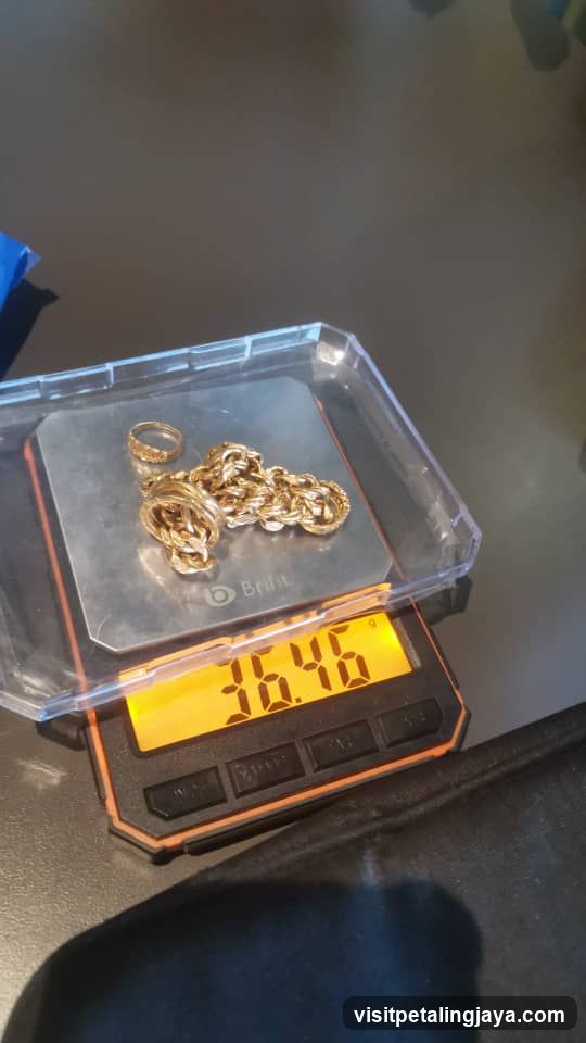Gold Jewelry Weighing
