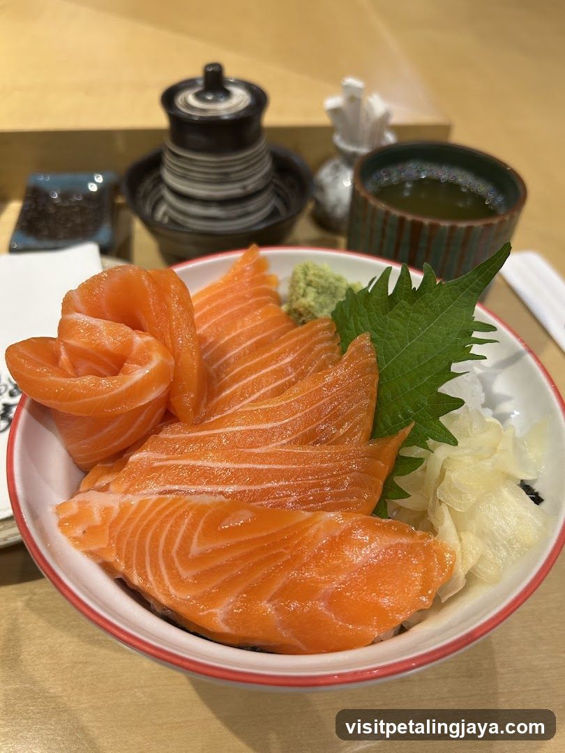 Salmon Sashimi Bowl