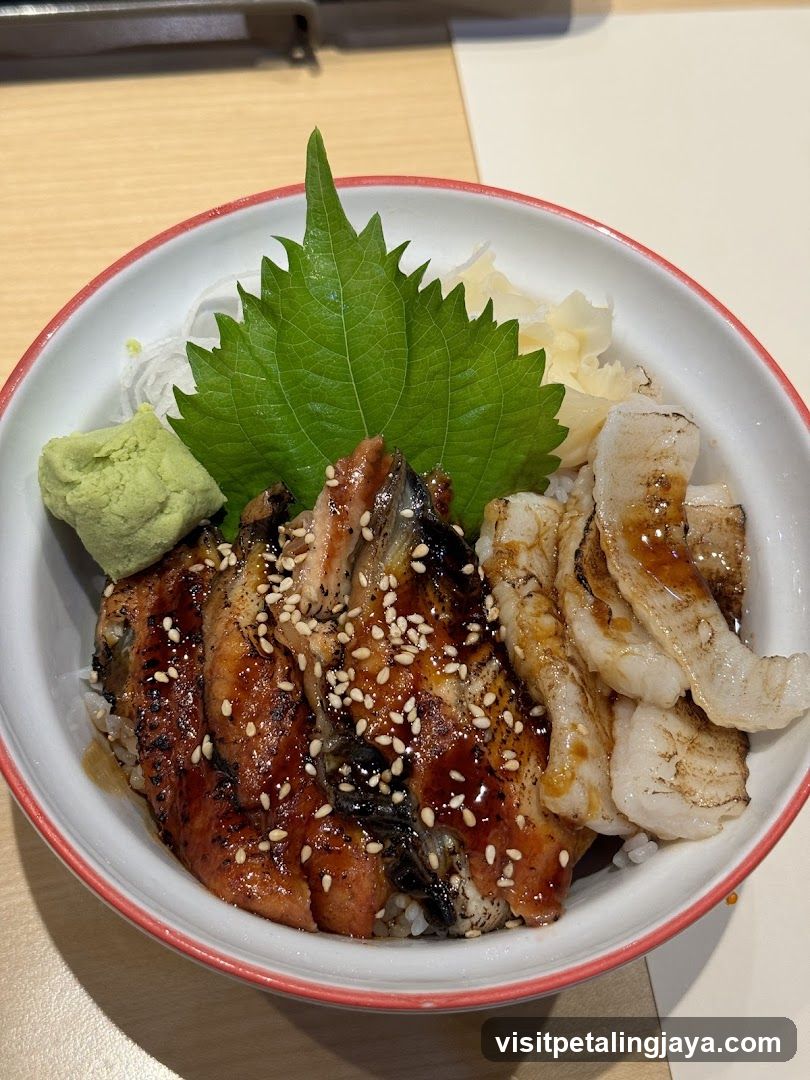 Grilled Eel and Fish Rice Bowl