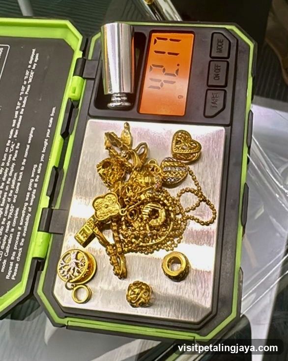 Gold Jewelry Weighing