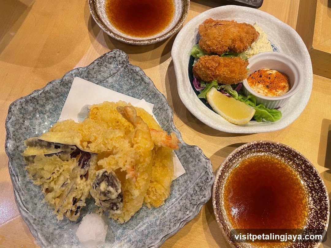 Japanese Tempura and Fried Food Platter