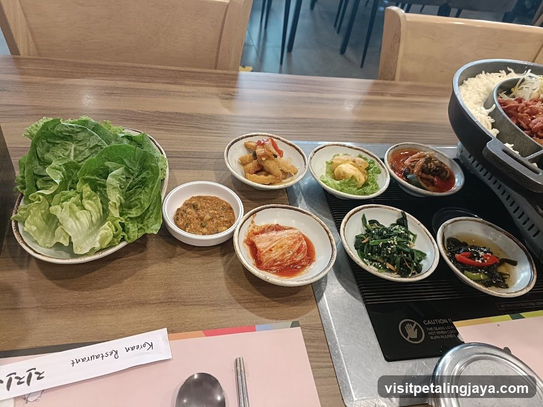 Korean Restaurant Table Setting