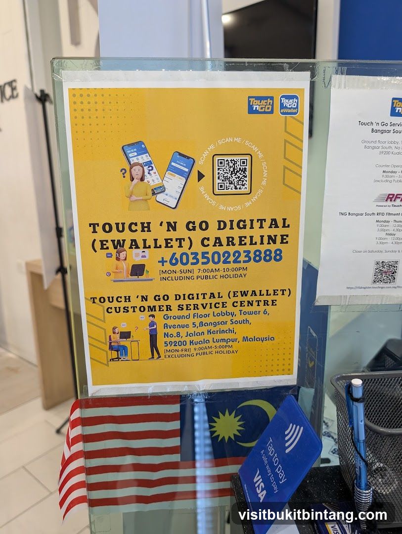 Touch 'n Go Digital (Ewallet) Careline Information