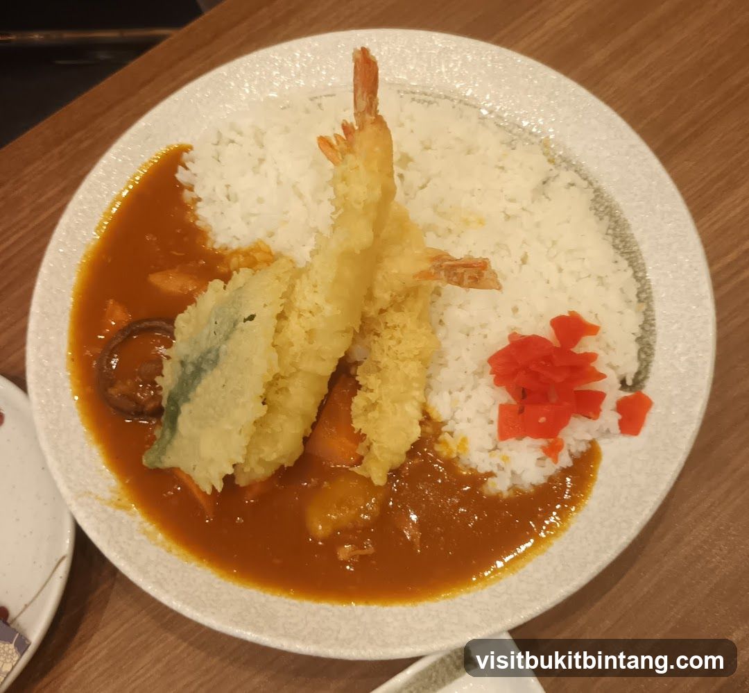 Shrimp Tempura Curry Rice