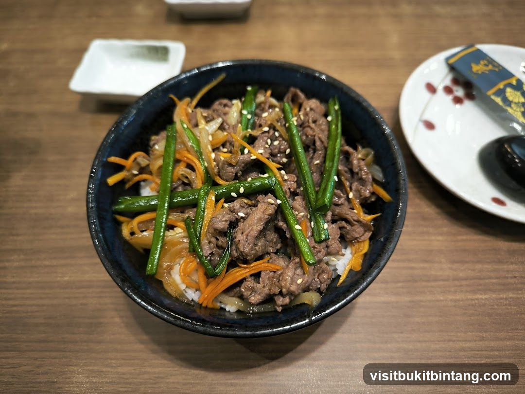 Beef and Vegetable Rice Bowl