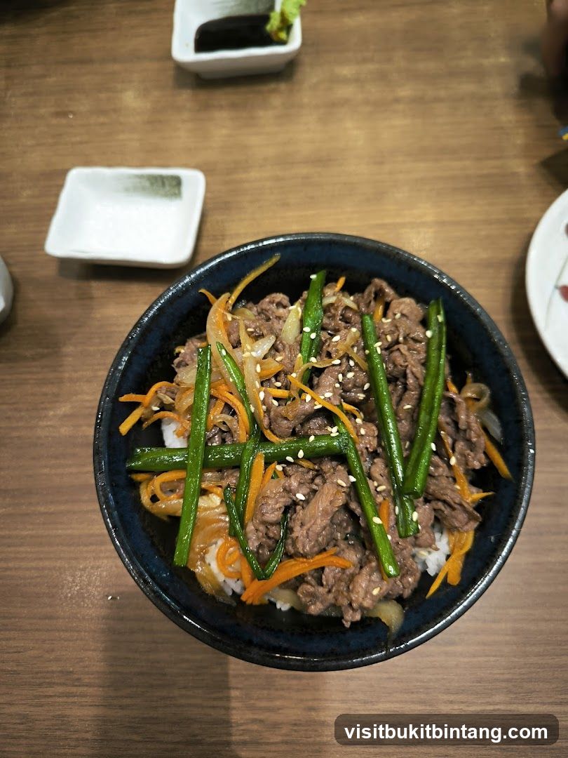 Beef and Vegetable Rice Bowl