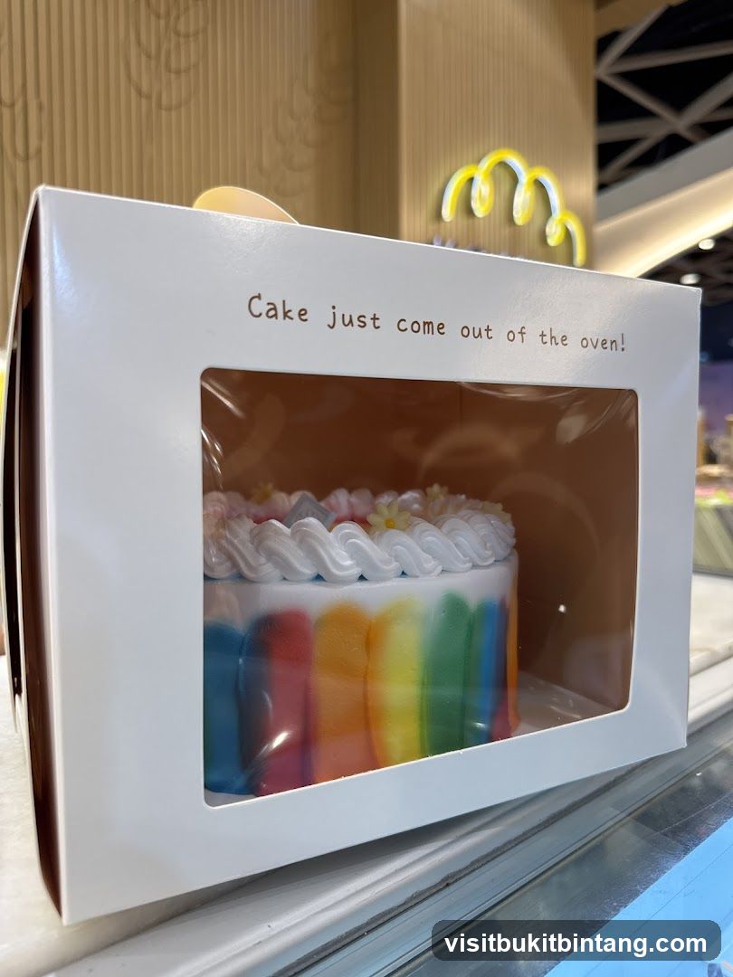 Rainbow Cake in Box