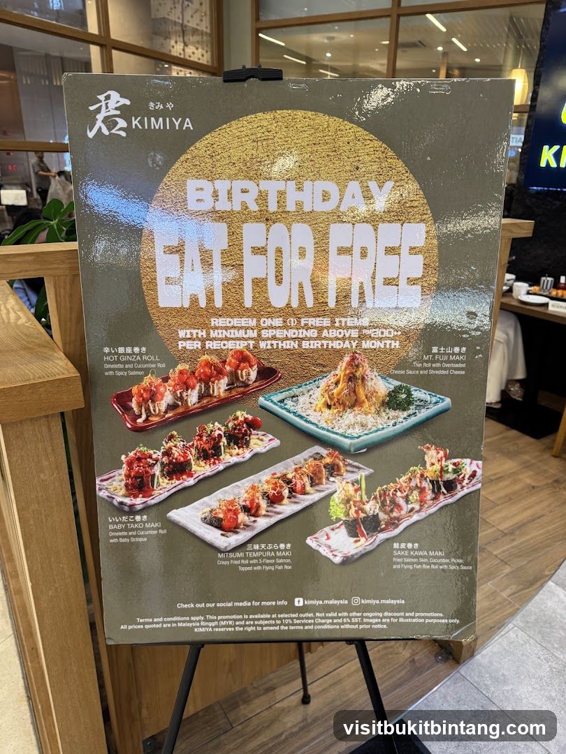 Kimiya Birthday Promotion