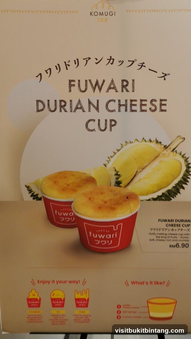 Fuwarri Durian Cheese Cup