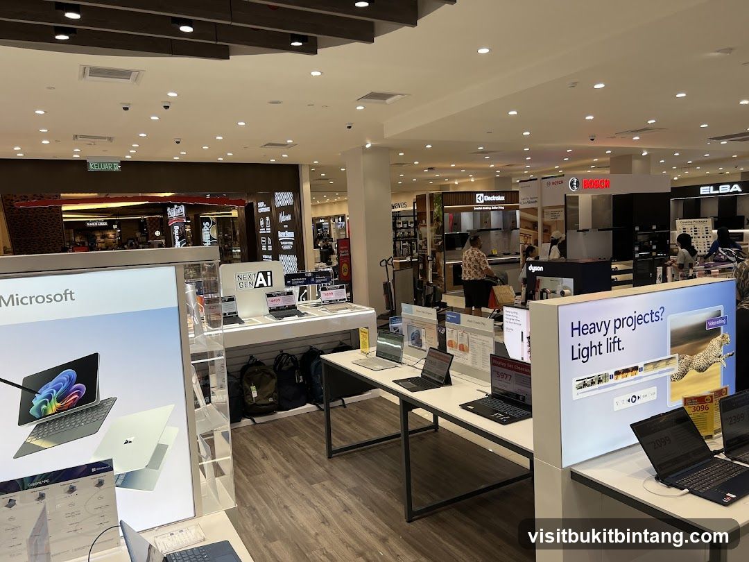 Electronics Store Display