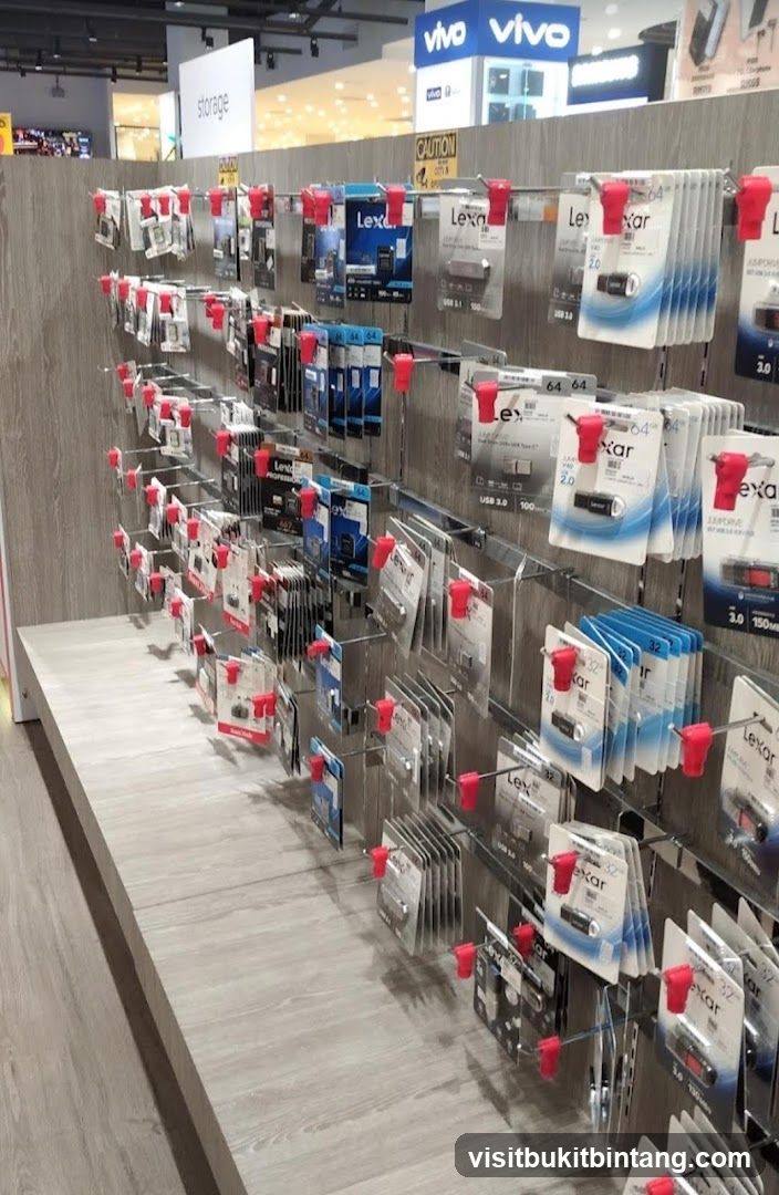 Electronics Storage Display